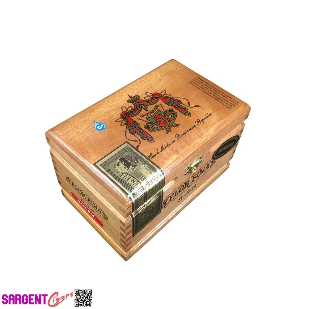 Arturo Fuente Flor Fina 858 Empty Wooden Cigar Box 7x4.5x4.5